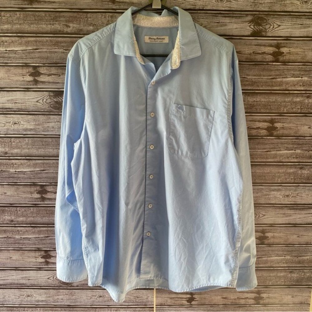 Tommy Bahama Men's Newport Coast Long-Sleeved Button-Down Shirt Size L